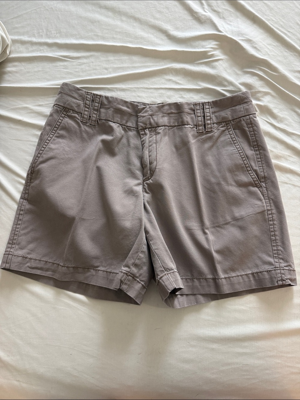 LOFT Women’s Light Gray Casual Bermuda Shorts